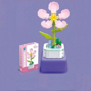building blocks flowers – peach blossom