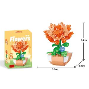 building blocks flowers monthly rose